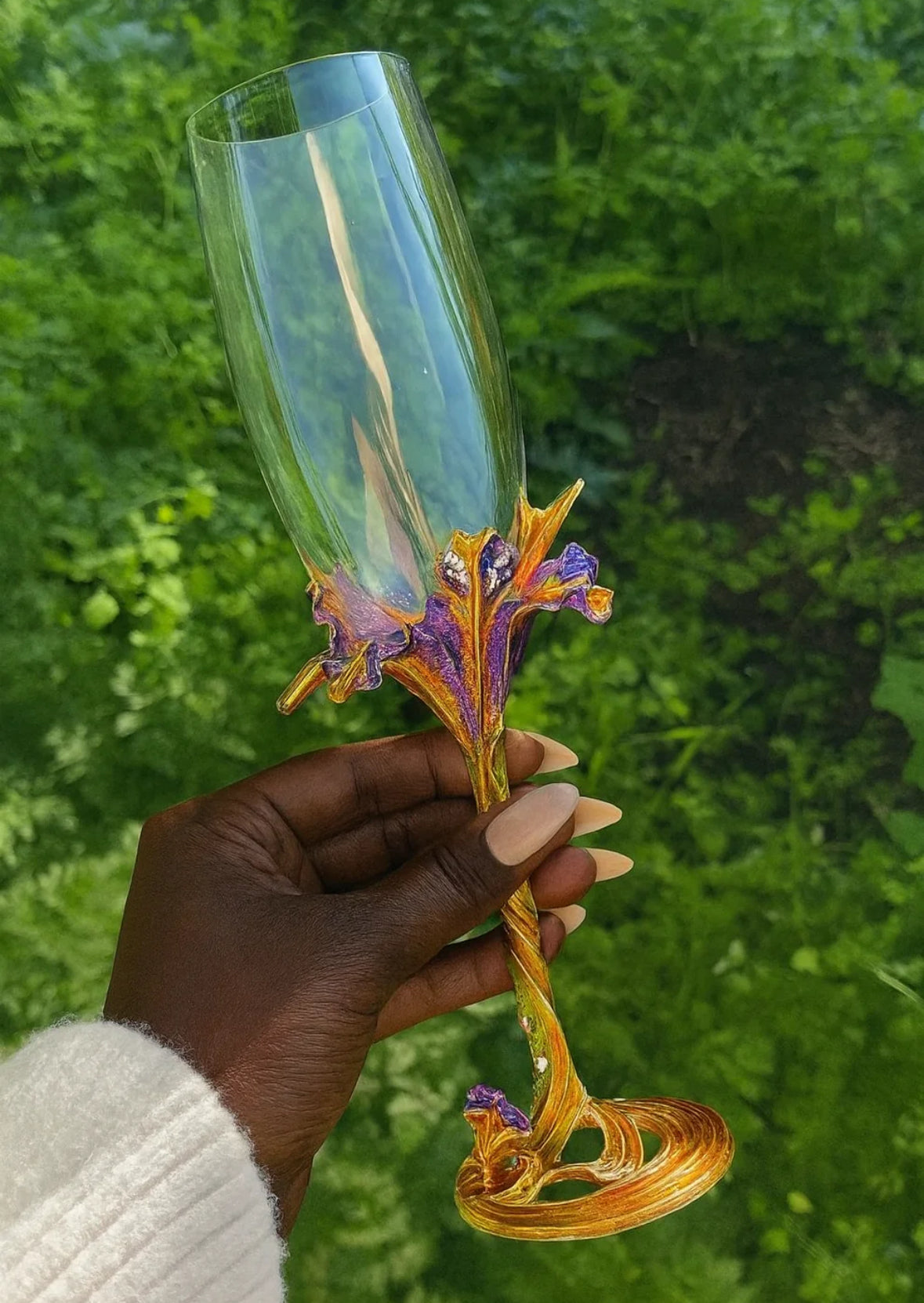 Tangled Dreams Champagne Glass