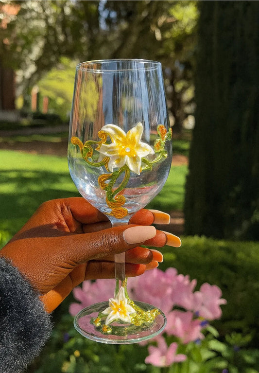 Frog Prince Champagne Glass